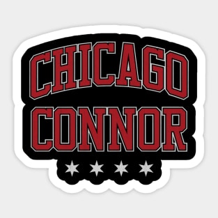 Connor Bedard Chicago Athletic Font Sticker